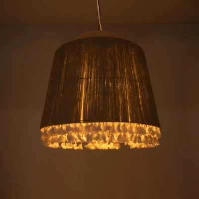 Boho Κρεμαστό Φωτιστικό PUERTORICO Τρίφωτο 3 x E27 AC220-240V IP20 - Φ80 x Υ80cm - Μπεζ Λεπτό Σχοινί Τριχιά Καμπάνα GloboStar® PUERTORICO 02093 Boho Κρεμαστό Φωτιστικό Καμπάνα Τρίφωτο 3 x E27 IP20 Μπεζ & Λευκό Σχοινί - Μ80 x Π80 x Υ80cm