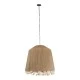 Boho Κρεμαστό Φωτιστικό PUERTORICO Τρίφωτο 3 x E27 AC220-240V IP20 - Φ80 x Υ80cm - Μπεζ Λεπτό Σχοινί Τριχιά Καμπάνα GloboStar® PUERTORICO 02093 Boho Κρεμαστό Φωτιστικό Καμπάνα Τρίφωτο 3 x E27 IP20 Μπεζ & Λευκό Σχοινί - Μ80 x Π80 x Υ80cm