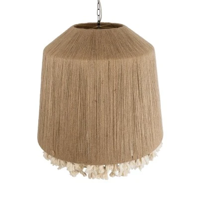 Boho Κρεμαστό Φωτιστικό PUERTORICO Τρίφωτο 3 x E27 AC220-240V IP20 - Φ80 x Υ80cm - Μπεζ Λεπτό Σχοινί Τριχιά Καμπάνα GloboStar® PUERTORICO 02093 Boho Κρεμαστό Φωτιστικό Καμπάνα Τρίφωτο 3 x E27 IP20 Μπεζ & Λευκό Σχοινί - Μ80 x Π80 x Υ80cm