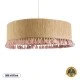 Boho Κρεμαστό Φωτιστικό PUERTORICO Τρίφωτο 3 x E27 AC220-240V IP20 - Φ80 x Υ27cm - Μπεζ με Ροζ Λεπτό Νήμα Πλέγμα Βαμβακερό Καπέλο GloboStar® PUERTORICO 02097 Boho Κρεμαστό Φωτιστικό Οροφής Μονόφωτο 1 x E27 AC220-240V IP20 - Φ80 x Υ27cm - Μπεζ με Ροζ Λεπτό Νήμα Πλέγμα Βαμβακερό Καπέλο - 5 Χρόνια Εγγύηση