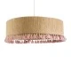 Boho Κρεμαστό Φωτιστικό PUERTORICO Τρίφωτο 3 x E27 AC220-240V IP20 - Φ80 x Υ27cm - Μπεζ με Ροζ Λεπτό Νήμα Πλέγμα Βαμβακερό Καπέλο GloboStar® PUERTORICO 02097 Boho Κρεμαστό Φωτιστικό Οροφής Μονόφωτο 1 x E27 AC220-240V IP20 - Φ80 x Υ27cm - Μπεζ με Ροζ Λεπτό Νήμα Πλέγμα Βαμβακερό Καπέλο - 5 Χρόνια Εγγύηση
