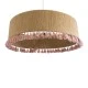 Boho Κρεμαστό Φωτιστικό PUERTORICO Τρίφωτο 3 x E27 AC220-240V IP20 - Φ80 x Υ27cm - Μπεζ με Ροζ Λεπτό Νήμα Πλέγμα Βαμβακερό Καπέλο GloboStar® PUERTORICO 02097 Boho Κρεμαστό Φωτιστικό Οροφής Μονόφωτο 1 x E27 AC220-240V IP20 - Φ80 x Υ27cm - Μπεζ με Ροζ Λεπτό Νήμα Πλέγμα Βαμβακερό Καπέλο - 5 Χρόνια Εγγύηση