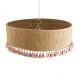 Boho Κρεμαστό Φωτιστικό PUERTORICO Τρίφωτο 3 x E27 AC220-240V IP20 - Φ80 x Υ27cm - Μπεζ με Ροζ Λεπτό Νήμα Πλέγμα Βαμβακερό Καπέλο GloboStar® PUERTORICO 02097 Boho Κρεμαστό Φωτιστικό Οροφής Μονόφωτο 1 x E27 AC220-240V IP20 - Φ80 x Υ27cm - Μπεζ με Ροζ Λεπτό Νήμα Πλέγμα Βαμβακερό Καπέλο - 5 Χρόνια Εγγύηση