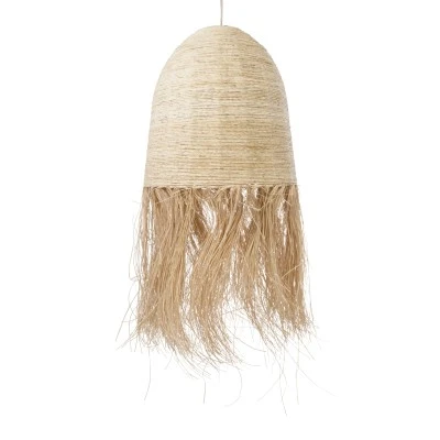 Boho Κρεμαστό Φωτιστικό AREMBEPE Μονόφωτο 1 x E27 AC220-240V IP20 - Φ60 x Υ130cm - Μπεζ Φυσική Ράφια Νήμα Πλέγμα Καμπάνα GloboStar® AREMBEPE 02179 Boho Κρεμαστό Φωτιστικό Οροφής Μονόφωτο 1 x E27 AC220-240V IP20 - Φ60 x Υ130cm - Μπεζ Φυσική Ράφια Νήμα Πλέγμα Καμπάνα - 5 Χρόνια Εγγύηση
