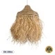 Boho Κρεμαστό Φωτιστικό PORTOFERRAIO Μονόφωτο 1 x E27 AC220-240V IP20 - Φ50 x Υ80cm - Μπεζ με Καφέ Φυσική Ράφια Νήμα Πλέγμα Καμπάνα GloboStar® PORTOFERRAIO 02185 Boho Κρεμαστό Φωτιστικό Πλέγμα Μονόφωτο 1 x E27 IP20 Μπεζ Ράφια - Μ50 x Π50 x Υ80cm