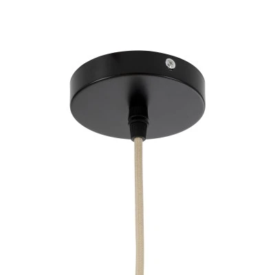 Boho Κρεμαστό Φωτιστικό PORTOFERRAIO Μονόφωτο 1 x E27 AC220-240V IP20 - Φ50 x Υ80cm - Μπεζ με Καφέ Φυσική Ράφια Νήμα Πλέγμα Καμπάνα GloboStar® PORTOFERRAIO 02185 Boho Κρεμαστό Φωτιστικό Πλέγμα Μονόφωτο 1 x E27 IP20 Μπεζ Ράφια - Μ50 x Π50 x Υ80cm