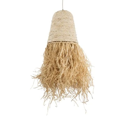 Boho Κρεμαστό Φωτιστικό LETA Μονόφωτο 1 x E27 AC220-240V IP20 - Φ34 x Υ70cm - Μπεζ Φυσική Ράφια Νήμα Πλέγμα Καμπάνα GloboStar® LETA 02189 Boho Κρεμαστό Φωτιστικό Οροφής Μονόφωτο 1 x E27 AC220-240V IP20 - Φ34 x Υ70cm - Μπεζ Φυσική Ράφια Νήμα Πλέγμα Καμπάνα - 5 Χρόνια Εγγύηση