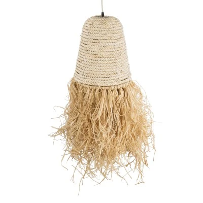 Boho Κρεμαστό Φωτιστικό LETA Μονόφωτο 1 x E27 AC220-240V IP20 - Φ34 x Υ70cm - Μπεζ Φυσική Ράφια Νήμα Πλέγμα Καμπάνα GloboStar® LETA 02189 Boho Κρεμαστό Φωτιστικό Οροφής Μονόφωτο 1 x E27 AC220-240V IP20 - Φ34 x Υ70cm - Μπεζ Φυσική Ράφια Νήμα Πλέγμα Καμπάνα - 5 Χρόνια Εγγύηση