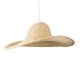 Boho Κρεμαστό Φωτιστικό ESPARGOS Μονόφωτο 1 x E27 AC220-240V IP20 - Φ70 x Υ35cm - Μπεζ Ξύλινο Μπαμπού Πλέγμα GloboStar® ESPARGOS 02214 Boho Κρεμαστό Φωτιστικό Πλέγμα Μονόφωτο 1 x E27 IP20 Μπεζ Ξύλο - Μ70 x Π70 x Υ35cm