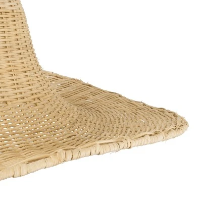 Boho Κρεμαστό Φωτιστικό ESPARGOS Μονόφωτο 1 x E27 AC220-240V IP20 - Φ70 x Υ35cm - Μπεζ Ξύλινο Μπαμπού Πλέγμα GloboStar® ESPARGOS 02214 Boho Κρεμαστό Φωτιστικό Πλέγμα Μονόφωτο 1 x E27 IP20 Μπεζ Ξύλο - Μ70 x Π70 x Υ35cm
