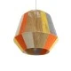 Boho Κρεμαστό Φωτιστικό SALERNO Μονόφωτο 1 x E27 AC220-240V IP20 - Φ50 x Υ50cm - Μπεζ με Λευκό και Γρι με Πορτοκαλί Λεπτό Νήμα Βαμβακερό Πλέγμα Καμπάνα GloboStar® SALERNO 02289 Boho Κρεμαστό Φωτιστικό Πλέγμα Μονόφωτο 1 x E27 IP20 Πολύχρωμο Σχοινί - Μ50 x Π50 x Υ50cm