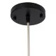 GloboStar® PRAIA 02316 Μοντέρνο Κρεμαστό Φωτιστικό Πλέγμα Δίφωτο 2 x E27 IP20 Μπεζ & Λευκό Ξύλο - Μ25 x Π25 x Υ112cm