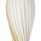 GloboStar® PRAIA 02317 Μοντέρνο Κρεμαστό Φωτιστικό Πλέγμα Δίφωτο 2 x E27 IP20 Μπεζ & Λευκό Ξύλο - Μ25 x Π25 x Υ145cm