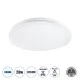 GloboStar® CELANO 61005 LED Πλαφονιέρα Οροφής Στρόγγυλη Φ26 20W 2000lm 120° AC 220-240V Αδιάβροχη IP54 Φ26 x Υ6cm Ψυχρό Λευκό 6000K - 3 Χρόνια Εγγύηση