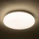 GloboStar® CELANO 61006 LED Πλαφονιέρα Οροφής Στρόγγυλη Φ26 20W 1900lm 120° AC 220-240V Αδιάβροχη IP54 Φ26 x Υ6cm Φυσικό Λευκό 4500K - 3 Χρόνια Εγγύηση