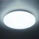 GloboStar® CELANO 61008 LED Πλαφονιέρα Οροφής Στρόγγυλη Φ33 30W 3000lm 120° AC 220-240V Αδιάβροχη IP54 Φ33 x Υ6cm Ψυχρό Λευκό 6000K - 3 Χρόνια Εγγύηση