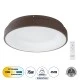 Πλαφονιέρα Οροφής Δαχτυλίδι-Κύκλος LED SALEM CCT 75W 8625lm 120° AC 220-240V - Εναλλαγή Φωτισμού μέσω Τηλεχειριστηρίου All In One - Καφέ Χάλκινο GloboStar® SALEM 61236 Πλαφονιέρα Οροφής Δαχτυλίδι-Κύκλος LED CCT 75W 8625lm 120° AC 220-240V - Εναλλαγή Φωτισμού μέσω Τηλεχειριστηρίου All In One Ψυχρό 6000k+Φυσικό 4500k+Θερμό 2700k Dimmable Φ45cm - Καφέ Χάλκινο - 3 Years Warranty