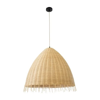 Κρεμαστό Φωτιστικό AQUATIC Boho καμπάνα μονόφωτο 1 x E27 AC 220-240V Μπεζ Ξύλο - Μ60 x Π60 x Υ60cm Κρεμαστό Φωτιστικό AQUATIC Boho καμπάνα μονόφωτο 1 x E27 AC 220-240V Μπεζ Ξύλο - Μ60 x Π60 x Υ60cm