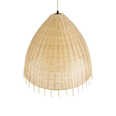 Κρεμαστό Φωτιστικό AQUATIC Boho καμπάνα μονόφωτο 1 x E27 AC 220-240V Μπεζ Ξύλο - Μ60 x Π60 x Υ60cm Κρεμαστό Φωτιστικό AQUATIC Boho καμπάνα μονόφωτο 1 x E27 AC 220-240V Μπεζ Ξύλο - Μ60 x Π60 x Υ60cm