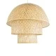 Boho Κρεμαστό Φωτιστικό HIROKA Μονόφωτο 1 x E27 AC220-240V IP20 - Φ100 x Υ110cm - Μπεζ Ξύλινο Μπαμπού Πλέγμα Καμπάνα GloboStar® HIROKA 02046 Boho Κρεμαστό Φωτιστικό Οροφής Μονόφωτο 1 x E27 AC220-240V IP20 - Φ100 x Υ110cm - Μπεζ Ξύλινο Μπαμπού Πλέγμα Καμπάνα - 5 Χρόνια Εγγύηση