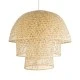 Boho Κρεμαστό Φωτιστικό HIROKA Μονόφωτο 1 x E27 AC220-240V IP20 - Φ100 x Υ110cm - Μπεζ Ξύλινο Μπαμπού Πλέγμα Καμπάνα GloboStar® HIROKA 02046 Boho Κρεμαστό Φωτιστικό Οροφής Μονόφωτο 1 x E27 AC220-240V IP20 - Φ100 x Υ110cm - Μπεζ Ξύλινο Μπαμπού Πλέγμα Καμπάνα - 5 Χρόνια Εγγύηση