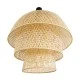 Boho Κρεμαστό Φωτιστικό HIROKA Μονόφωτο 1 x E27 AC220-240V IP20 - Φ100 x Υ110cm - Μπεζ Ξύλινο Μπαμπού Πλέγμα Καμπάνα GloboStar® HIROKA 02046 Boho Κρεμαστό Φωτιστικό Οροφής Μονόφωτο 1 x E27 AC220-240V IP20 - Φ100 x Υ110cm - Μπεζ Ξύλινο Μπαμπού Πλέγμα Καμπάνα - 5 Χρόνια Εγγύηση