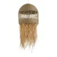 Boho Κρεμαστό Φωτιστικό SAINTLUCIA Μονόφωτο 1 x E27 AC220-240V IP20 - Φ66 x Υ120cm - Χακί Σχοινί με Μπεζ Φυσική Ράφια Νήμα Πλεγμα Καμπάνα GloboStar® SAINTLUCIA 02161 Boho Κρεμαστό Φωτιστικό Πλεγμα Μονόφωτο 1 x E27 IP20 Μπεζ Ράφια - Μ66 x Π66 x Υ120cm