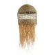 Boho Κρεμαστό Φωτιστικό SAINTLUCIA Μονόφωτο 1 x E27 AC220-240V IP20 - Φ66 x Υ120cm - Χακί Σχοινί με Μπεζ Φυσική Ράφια Νήμα Πλεγμα Καμπάνα GloboStar® SAINTLUCIA 02161 Boho Κρεμαστό Φωτιστικό Πλεγμα Μονόφωτο 1 x E27 IP20 Μπεζ Ράφια - Μ66 x Π66 x Υ120cm