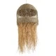 Boho Κρεμαστό Φωτιστικό SAINTLUCIA Μονόφωτο 1 x E27 AC220-240V IP20 - Φ66 x Υ120cm - Χακί Σχοινί με Μπεζ Φυσική Ράφια Νήμα Πλεγμα Καμπάνα GloboStar® SAINTLUCIA 02161 Boho Κρεμαστό Φωτιστικό Πλεγμα Μονόφωτο 1 x E27 IP20 Μπεζ Ράφια - Μ66 x Π66 x Υ120cm