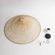 Boho Κρεμαστό Φωτιστικό KAIA Μονόφωτο 1 x E27 AC220-240V IP20 - Φ80 x Υ26cm - Μπεζ Ξύλινο Μπαμπού Πλέγμα Καμπάνα GloboStar® KAIA 02347 Boho Κρεμαστό Φωτιστικό Καμπάνα Μονόφωτο 1 x E27 IP20 Μπεζ Ξύλο - Μ80 x Π80 x Υ26cm