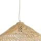 Boho Κρεμαστό Φωτιστικό KAIA Μονόφωτο 1 x E27 AC220-240V IP20 - Φ80 x Υ26cm - Μπεζ Ξύλινο Μπαμπού Πλέγμα Καμπάνα GloboStar® KAIA 02347 Boho Κρεμαστό Φωτιστικό Καμπάνα Μονόφωτο 1 x E27 IP20 Μπεζ Ξύλο - Μ80 x Π80 x Υ26cm