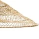 GloboStar® KAIA 02348 Boho Κρεμαστό Φωτιστικό Καμπάνα Μονόφωτο 1 x E27 IP20 Μπεζ Ξύλο - Μ100 x Π100 x Υ30cm