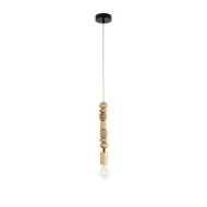 Vintage Κρεμαστό Φωτιστικό BEADS Μονόφωτο 1 x E27 AC220-240V IP20 - Φ5 x Υ33cm - Μπεζ Ξύλινο Ανάρτηση Vintage Κρεμαστό Φωτιστικό BEADS Μονόφωτο 1 x E27 AC220-240V IP20 - Φ5 x Υ33cm - Μπεζ Ξύλινο Ανάρτηση