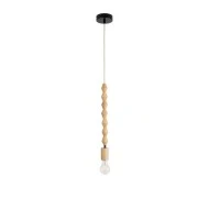 Vintage Κρεμαστό Φωτιστικό BEADS Μονόφωτο 1 x E27 AC220-240V IP20 - Φ4 x Υ43cm - Μπεζ Ξύλινο Ανάρτηση Vintage Κρεμαστό Φωτιστικό BEADS Μονόφωτο 1 x E27 AC220-240V IP20 - Φ4 x Υ43cm - Μπεζ Ξύλινο Ανάρτηση