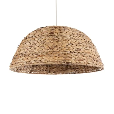 Boho Κρεμαστό Φωτιστικό MANGATA Μονόφωτο 1 x E27 AC220-240V IP20 - Φ60 x Υ28cm - Καφέ Water Hyacinth - Υδρουάκινθος Πλέγμα Καμπάνα GloboStar® MANGATA 01847 Boho Κρεμαστό Φωτιστικό Οροφής Μονόφωτο 1 x E27 AC220-240V IP20 - Φ60 x Υ28cm - Καφέ Water Hyacinth - Υδρουάκινθος Πλέγμα Καμπάνα - 5 Χρόνια Εγγύηση