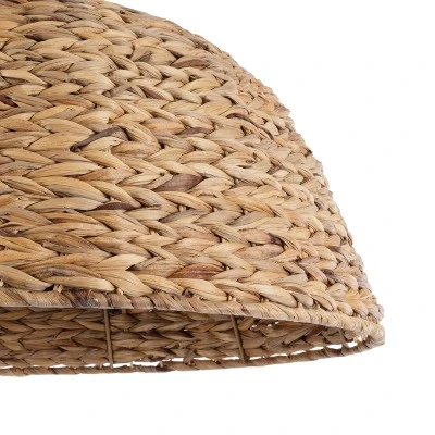 Boho Κρεμαστό Φωτιστικό MANGATA Μονόφωτο 1 x E27 AC220-240V IP20 - Φ60 x Υ28cm - Καφέ Water Hyacinth - Υδρουάκινθος Πλέγμα Καμπάνα GloboStar® MANGATA 01847 Boho Κρεμαστό Φωτιστικό Οροφής Μονόφωτο 1 x E27 AC220-240V IP20 - Φ60 x Υ28cm - Καφέ Water Hyacinth - Υδρουάκινθος Πλέγμα Καμπάνα - 5 Χρόνια Εγγύηση