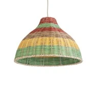 Boho Κρεμαστό Φωτιστικό CABALLEROS Μονόφωτο 1 x E27 AC220-240V IP20 - Φ40 x Υ27cm - Πράσινο με Κίτρινο και Μπεζ με Κόκκινο Ξύλινο Μπαμπού Πλέγμα Καμπάνα Boho Κρεμαστό Φωτιστικό CABALLEROS Μονόφωτο 1 x E27 AC220-240V IP20 - Φ40 x Υ27cm - Πράσινο με Κίτρινο και Μπεζ με Κόκκινο Ξύλινο Μπαμπού Πλέγμα Καμπάνα