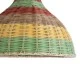 GloboStar® CABALLEROS 02053 Boho Κρεμαστό Φωτιστικό Καμπάνα Μονόφωτο 1 x E27 IP20 Πολύχρωμο Ξύλο - Μ40 x Π40 x Υ27cm