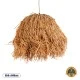 Boho Κρεμαστό Φωτιστικό GUADELOUPE Μονόφωτο 1 x E27 AC220-240V IP20 - Φ50 x Υ40cm - Καφέ Φυσική Ράφια Νήμα Πλέγμα Καμπάνα GloboStar® GUADELOUPE 02154 Boho Κρεμαστό Φωτιστικό Καμπάνα Μονόφωτο 1 x E27 IP20 Καφέ Ράφια - Μ50 x Π50 x Υ40cm