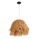 Boho Κρεμαστό Φωτιστικό GUADELOUPE Μονόφωτο 1 x E27 AC220-240V IP20 - Φ50 x Υ40cm - Καφέ Φυσική Ράφια Νήμα Πλέγμα Καμπάνα GloboStar® GUADELOUPE 02154 Boho Κρεμαστό Φωτιστικό Καμπάνα Μονόφωτο 1 x E27 IP20 Καφέ Ράφια - Μ50 x Π50 x Υ40cm