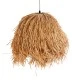 Boho Κρεμαστό Φωτιστικό GUADELOUPE Μονόφωτο 1 x E27 AC220-240V IP20 - Φ50 x Υ40cm - Καφέ Φυσική Ράφια Νήμα Πλέγμα Καμπάνα GloboStar® GUADELOUPE 02154 Boho Κρεμαστό Φωτιστικό Καμπάνα Μονόφωτο 1 x E27 IP20 Καφέ Ράφια - Μ50 x Π50 x Υ40cm