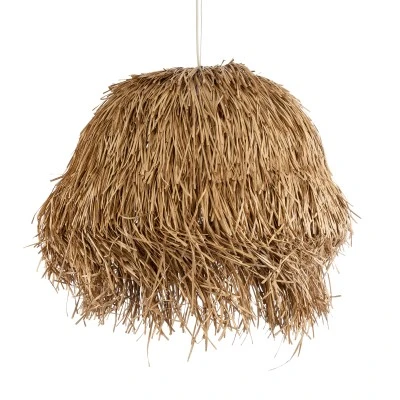 Boho Κρεμαστό Φωτιστικό GUADELOUPE Μονόφωτο 1 x E27 AC220-240V IP20 - Φ80 x Υ60cm - Μπεζ Φυσική Ράφια Νήμα Πλέγμα Καμπάνα GloboStar® GUADELOUPE 02158 Boho Κρεμαστό Φωτιστικό Καμπάνα Μονόφωτο 1 x E27 IP20 Μπεζ Ράφια - Μ80 x Π80 x Υ60cm