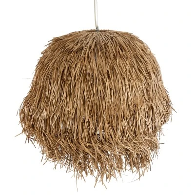 Boho Κρεμαστό Φωτιστικό GUADELOUPE Μονόφωτο 1 x E27 AC220-240V IP20 - Φ80 x Υ60cm - Μπεζ Φυσική Ράφια Νήμα Πλέγμα Καμπάνα GloboStar® GUADELOUPE 02158 Boho Κρεμαστό Φωτιστικό Καμπάνα Μονόφωτο 1 x E27 IP20 Μπεζ Ράφια - Μ80 x Π80 x Υ60cm