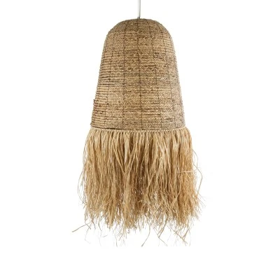 Boho Κρεμαστό Φωτιστικό PORTOFERRAIO Μονόφωτο 1 x E27 AC220-240V IP20 - Φ60 x Υ120cm - Μπεζ Φυσική Ράφια Νήμα Πλέγμα Καμπάνα GloboStar® PORTOFERRAIO 02190 Boho Κρεμαστό Φωτιστικό Πλέγμα Μονόφωτο 1 x E27 IP20 Μπεζ Ράφια - Μ60 x Π60 x Υ120cm