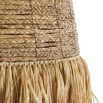 Boho Κρεμαστό Φωτιστικό PORTOFERRAIO Μονόφωτο 1 x E27 AC220-240V IP20 - Φ60 x Υ120cm - Μπεζ Φυσική Ράφια Νήμα Πλέγμα Καμπάνα GloboStar® PORTOFERRAIO 02190 Boho Κρεμαστό Φωτιστικό Πλέγμα Μονόφωτο 1 x E27 IP20 Μπεζ Ράφια - Μ60 x Π60 x Υ120cm