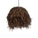 Boho Κρεμαστό Φωτιστικό GUADELOUPE Μονόφωτο 1 x E27 AC220-240V IP20 - Φ50 x Υ40cm - Καφέ Σκούρο Φυσική Ράφια Νήμα Πλέγμα Καμπάνα GloboStar® GUADELOUPE 02293 Boho Κρεμαστό Φωτιστικό Καμπάνα Μονόφωτο 1 x E27 IP20 Καφέ Ράφια - Μ50 x Π50 x Υ40cm