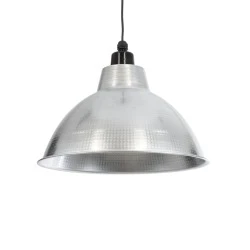 Vintage Κρεμαστό Φωτιστικό Οροφής με Ντουί 1 x E27 AC 220-240V IP20 - Ασημί - Μ40 x Π40 x Υ30cm