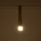 Μοντέρνο Κρεμαστό Φωτιστικό Οροφής LED CALISTA AC220-240V IP20 - Μ4 x Π3 x Υ33cm - Μπεζ Ξύλινο - Θερμό Λευκό 3000K GloboStar® CALISTA 01252 Μοντέρνο Κρεμαστό Φωτιστικό Ανάρτηση Μονόφωτο 1 x G4 IP20 Μπεζ Ξύλο - Μ4 x Π3 x Υ33cm