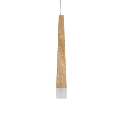 Μοντέρνο Κρεμαστό Φωτιστικό Οροφής LED CALISTA AC220-240V IP20 - Μ4 x Π3 x Υ33cm - Μπεζ Ξύλινο - Θερμό Λευκό 3000K GloboStar® CALISTA 01252 Μοντέρνο Κρεμαστό Φωτιστικό Ανάρτηση Μονόφωτο 1 x G4 IP20 Μπεζ Ξύλο - Μ4 x Π3 x Υ33cm
