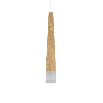 Μοντέρνο Κρεμαστό Φωτιστικό Οροφής LED CALISTA AC220-240V IP20 - Μ4 x Π3 x Υ33cm - Μπεζ Ξύλινο - Θερμό Λευκό 3000K GloboStar® CALISTA 01252 Μοντέρνο Κρεμαστό Φωτιστικό Ανάρτηση Μονόφωτο 1 x G4 IP20 Μπεζ Ξύλο - Μ4 x Π3 x Υ33cm